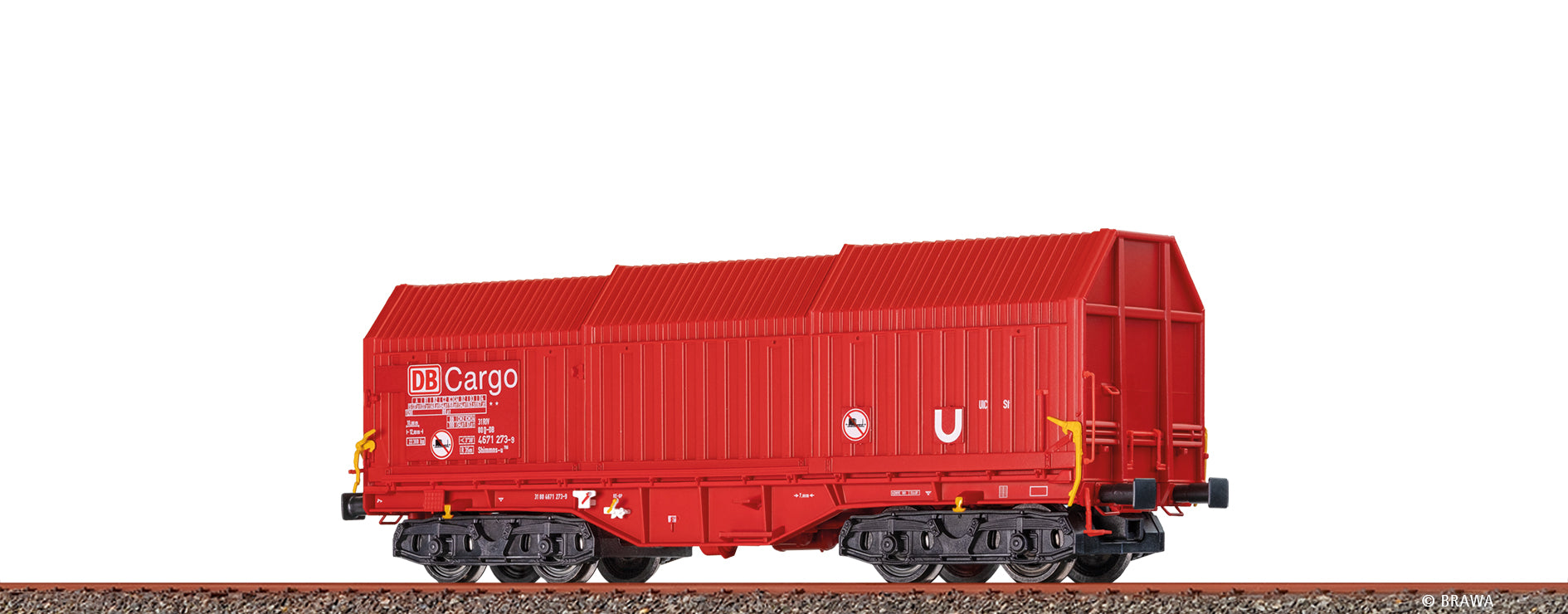 H0 Teleskophaubenwagen Shimmns-u708 DB AG $31 80 467 1 273-9