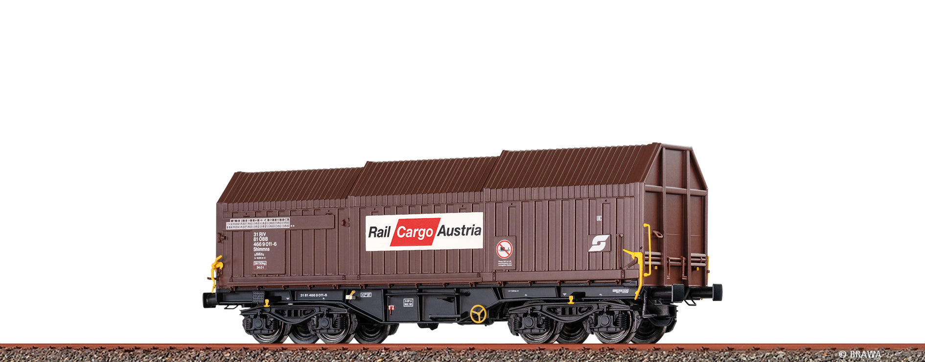 H0 Teleskophaubenwagen Shimmns ÖBB, Rail Cargo Austria $31 81 466 9 011-6