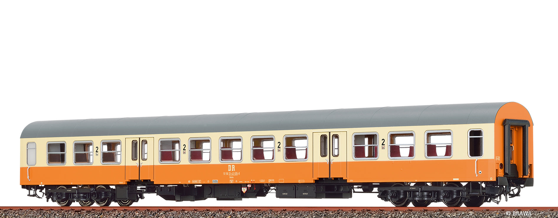 H0 Reisezugwagen 2. Klasse Bmhe „Städteexpress“ DR $51 50 21-43 835-0