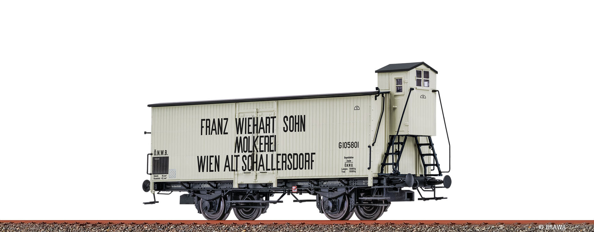 H0 Kühlwagen "Franz Wiehart Sohn Molkerei" Ö.N.W.B. $G105801