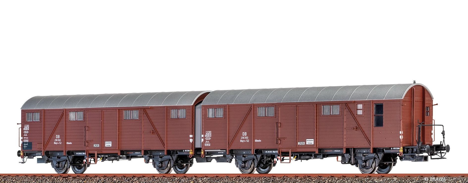 H0 Gedeckter Güterwagen Hbqrs-52 DB $218 392 / 218 393