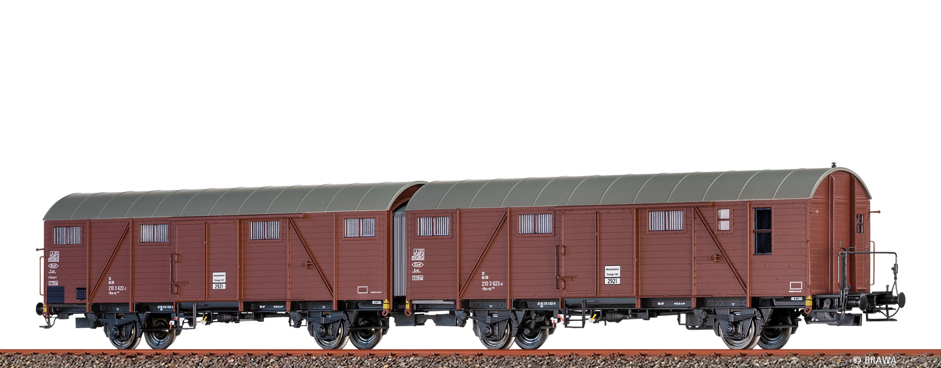 H0 Gedeckter Güterwagen Hrs-vz332 DB $20 80 210 3 622-2 / 20 80 210 3 623-0
