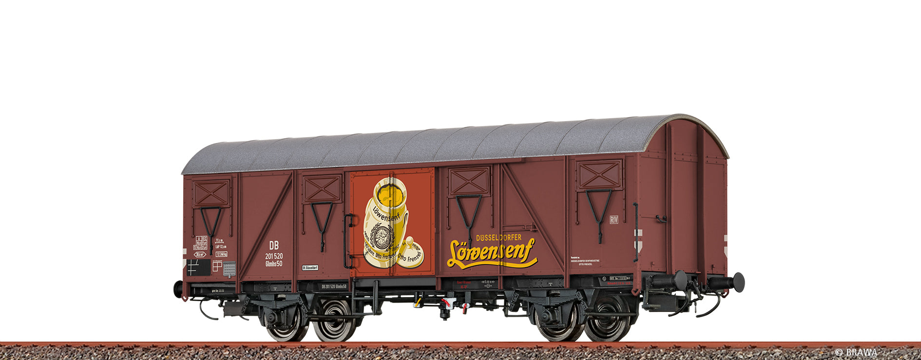 H0 Gedeckter Güterwagen Glmhs50 „Löwensenf“ DB $201 520