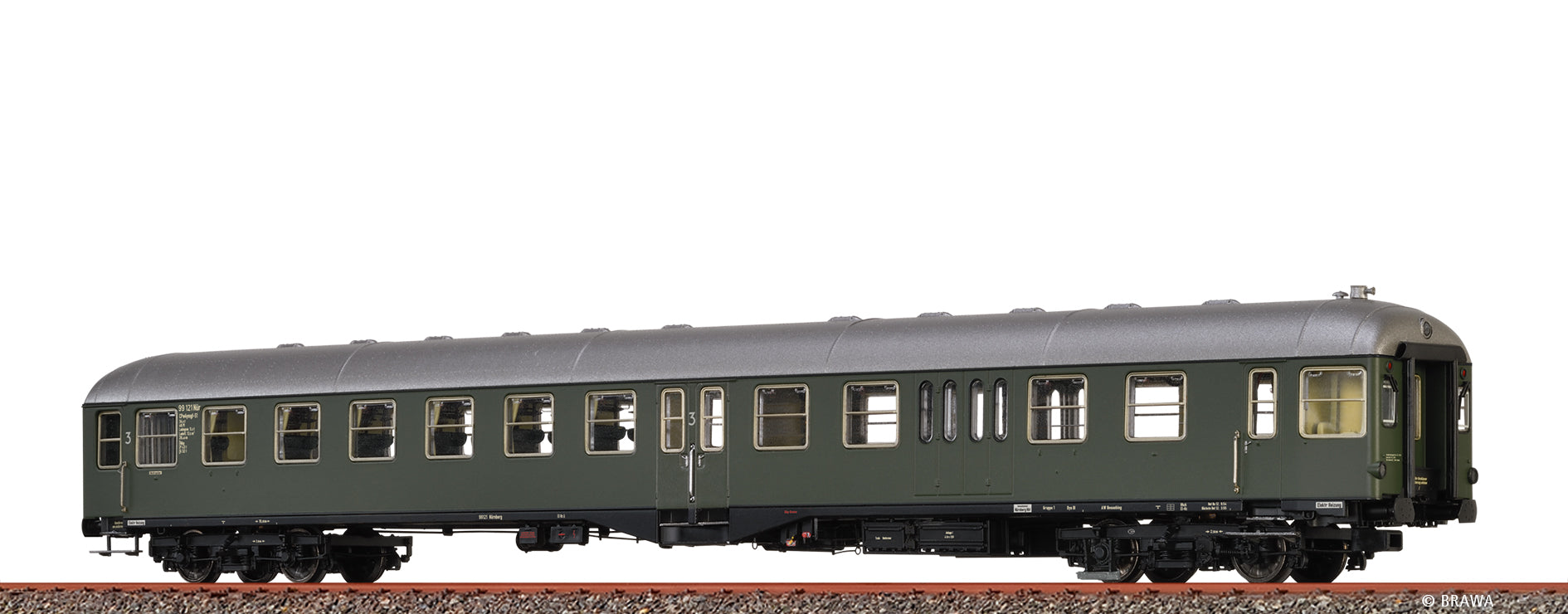 H0 Steuerwagen CPw4ymgf-51 Deutsche Bundesbahn $99121 Nür / Nür Hbf