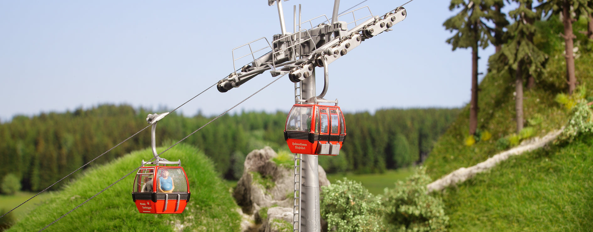 H0 Seilbahn Hahnenkamm