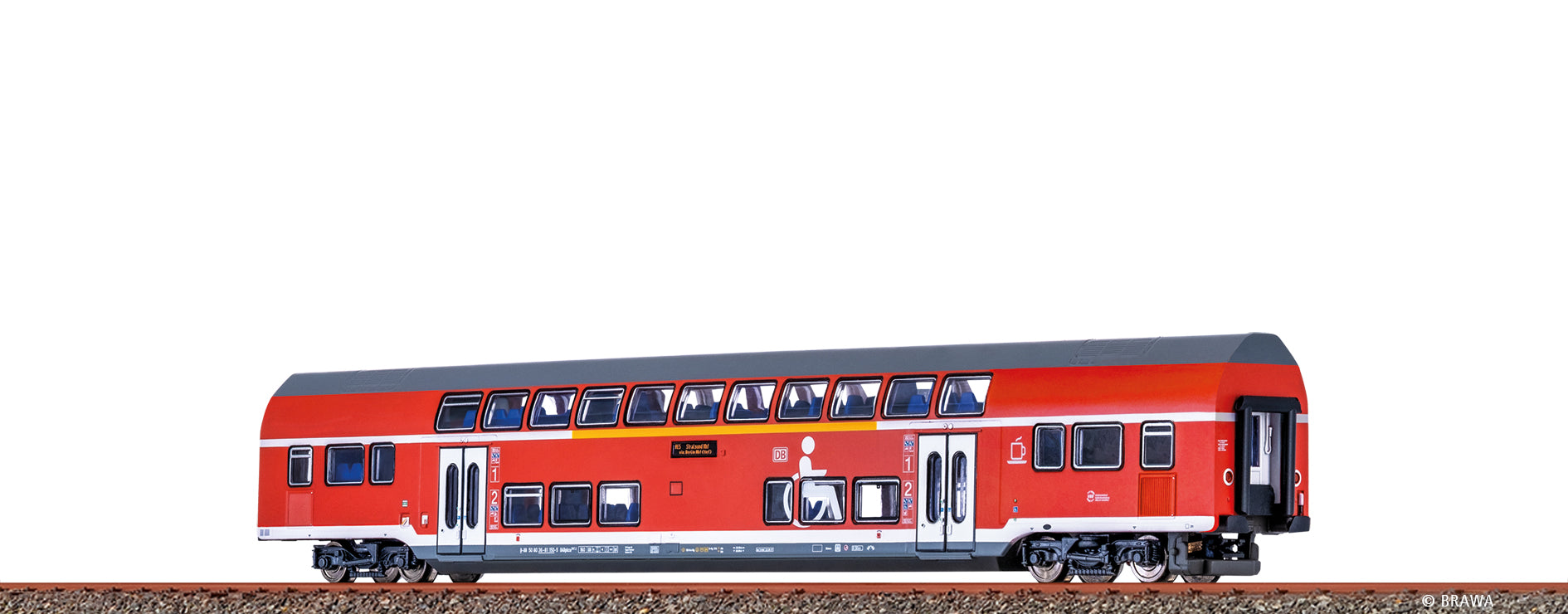 N TWINDEXX VARIO® Doppelstock-Mittelwagen DB AG, 1. Klasse (Stralsund Hbf) $50 80 36-81 150-5