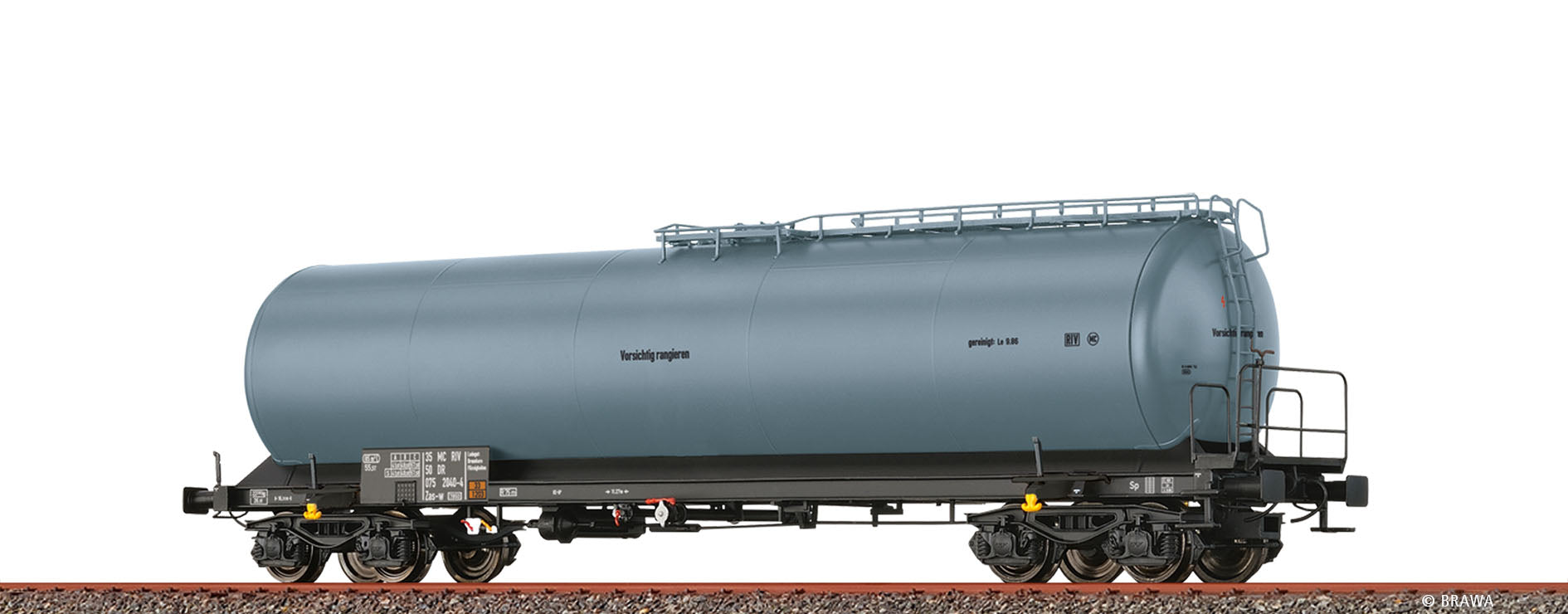 N Neubaukesselwagen 4-achsig Zas-w DR $35 50 075 2040-4