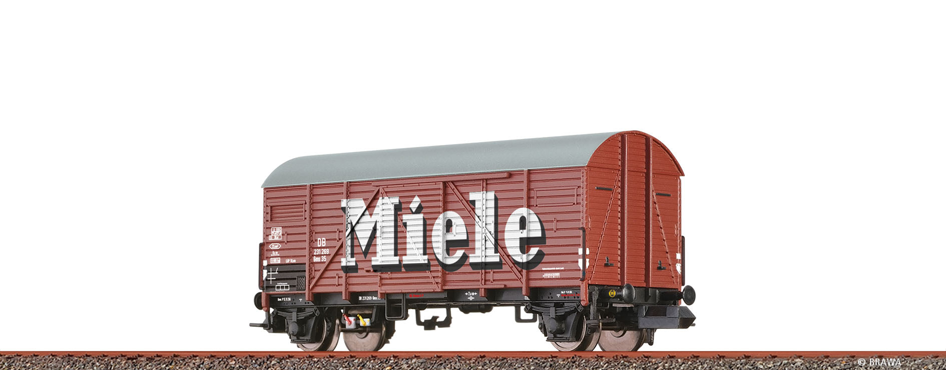 N Gedeckter Güterwagen Gms35 "Miele" DB $231 269