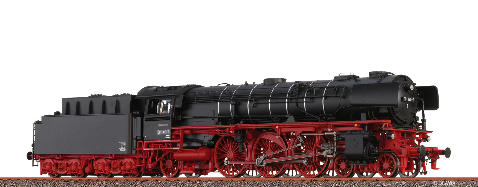H0 Schnellzuglok BR 001 DB, Museumslok: BEM – Bayrisches Eisenbahnmuseum e.V. $001 180-9; BD München; Bw Nördlingen