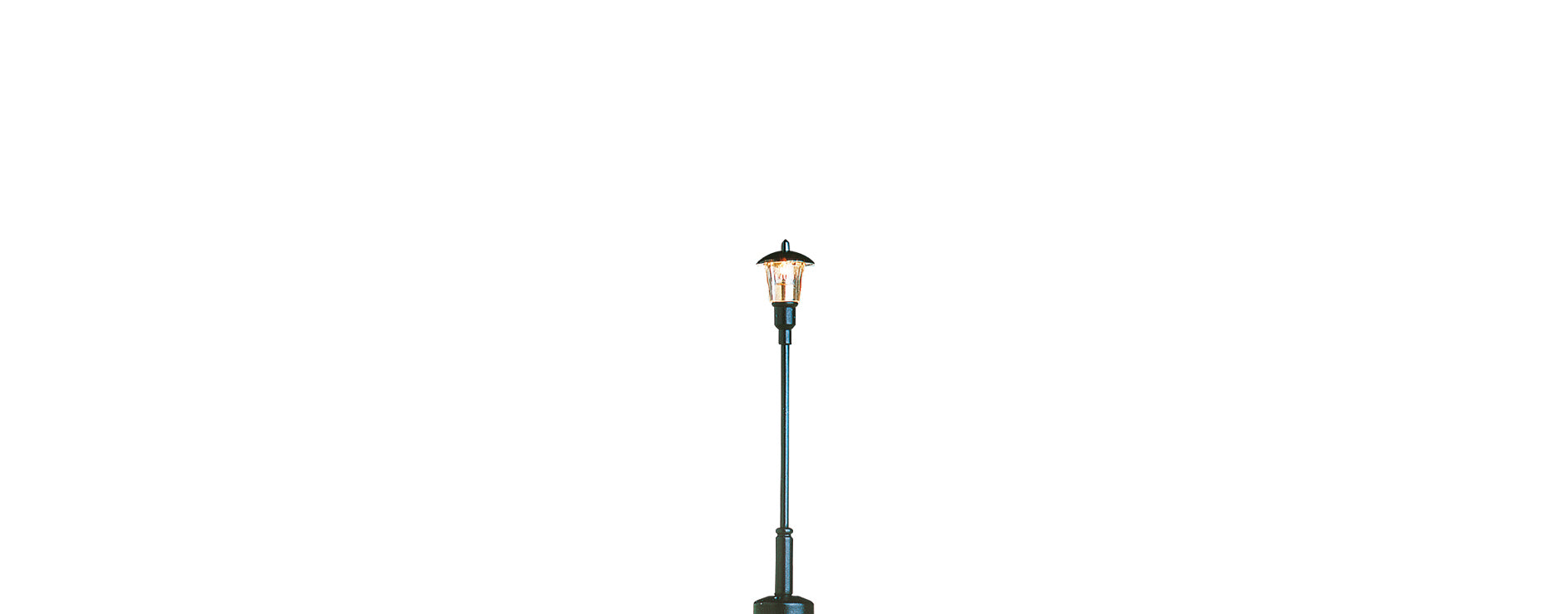 H0 Straßenleuchte, Stecksockel mit LED $84044