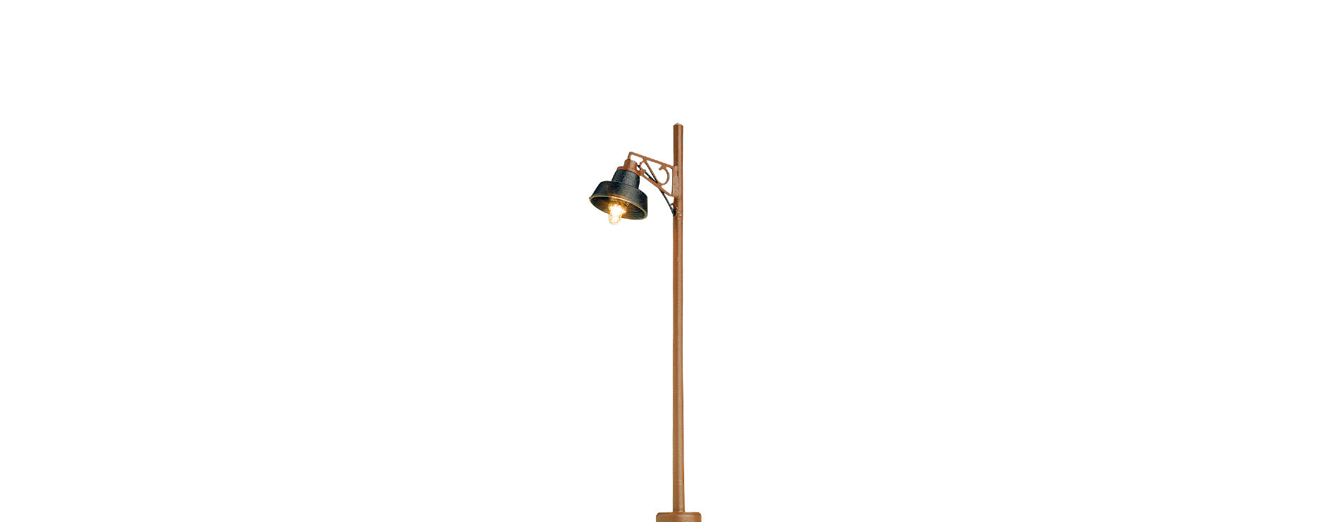 H0 Holzmastleuchte, Stecksockel mit LED $84121