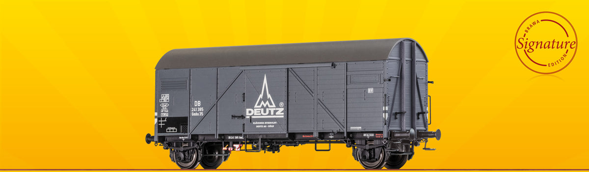 H0 Gedeckter Güterwagen Gmhs35 „Deutz“ DB$241 385