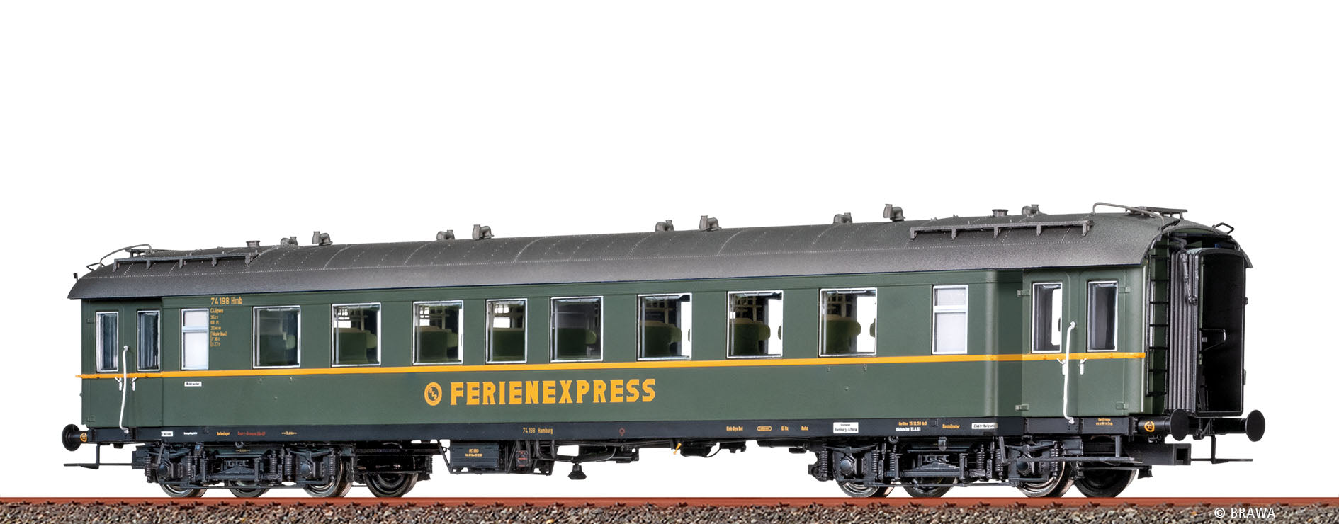 H0 Personenwagen C4üpwe "DER Ferienexpress" DB $74 198 Hmb
