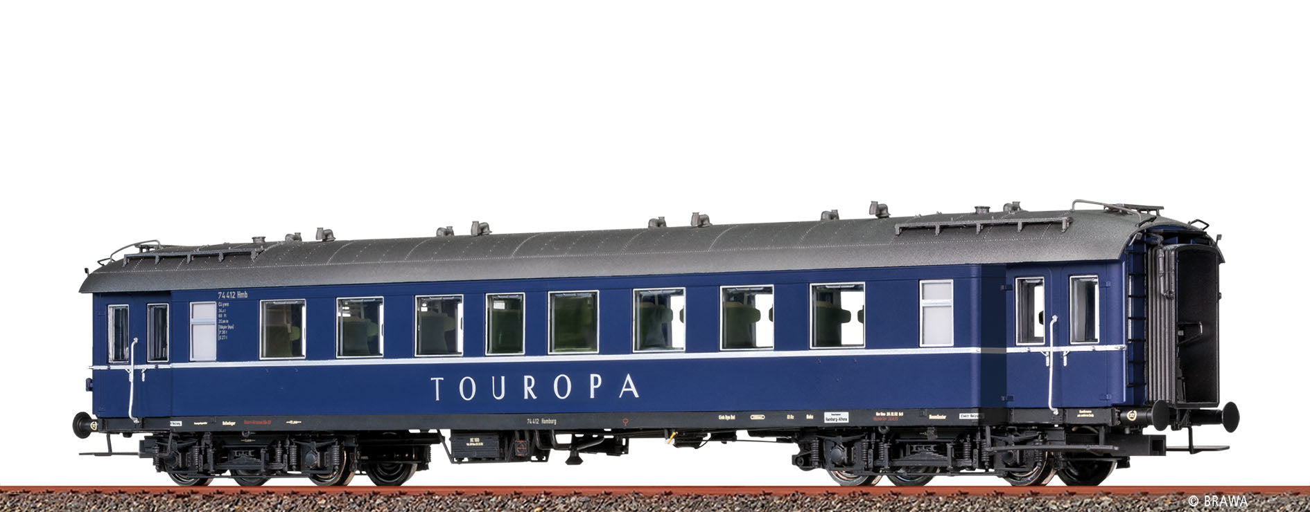 H0 Personenwagen C4ywe "Touropa" DB $74 412 Hmb