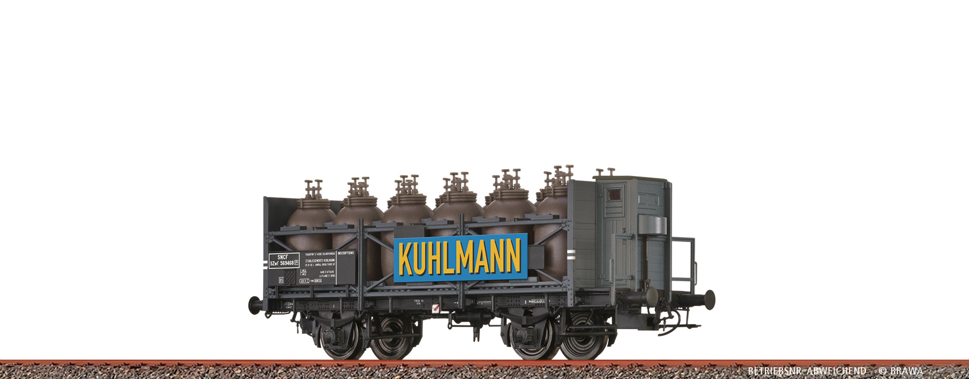 H0 Säuretopfwagen SZwf "Kuhlmann" SNCF $569463 [P]