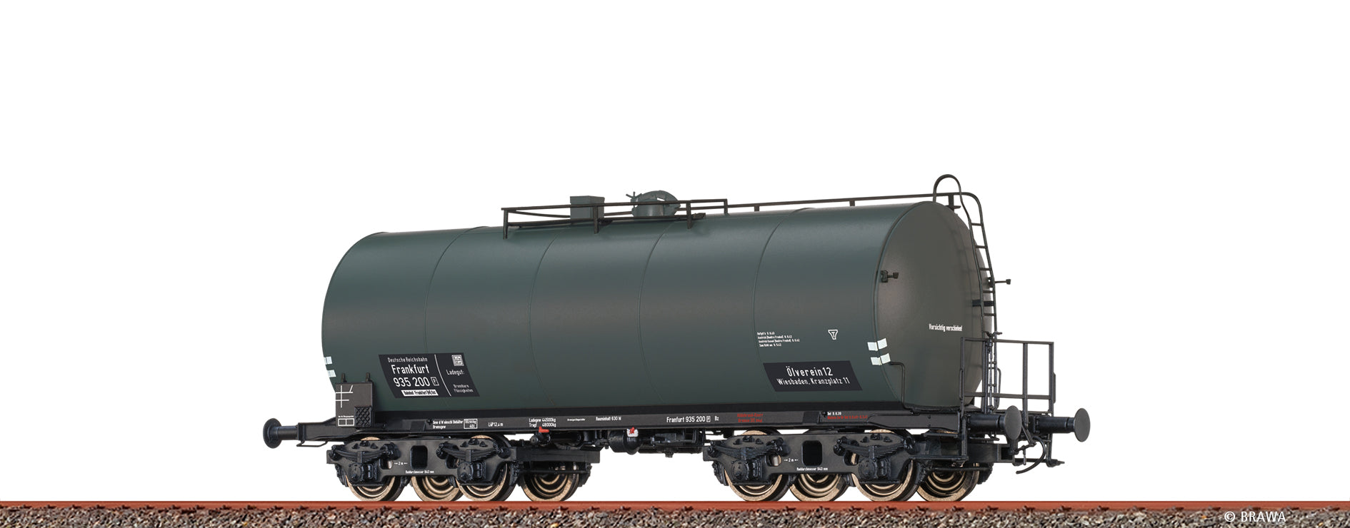 H0 Leichtbaukesselwagen Uerdingen ZZ "Ölverein 12" DRG $Frankfurt 935 200 [P]