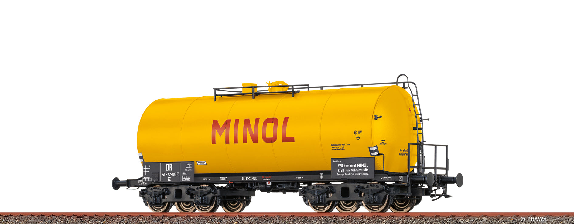 H0 Leichtbaukesselwagen Uerdingen ZZ "Minol" DR $51-72-05 [P]