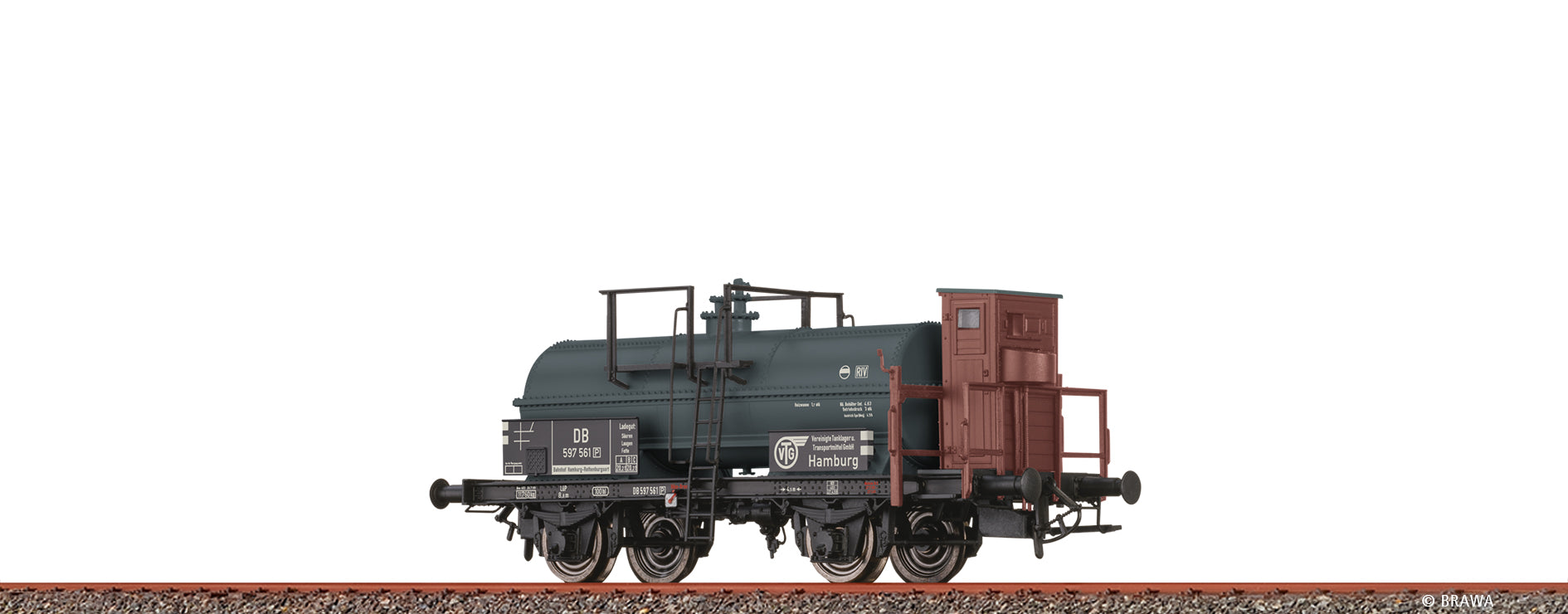 H0 Kesselwagen 2-achsig Z [P] "VTG" DB $597 561 [P]