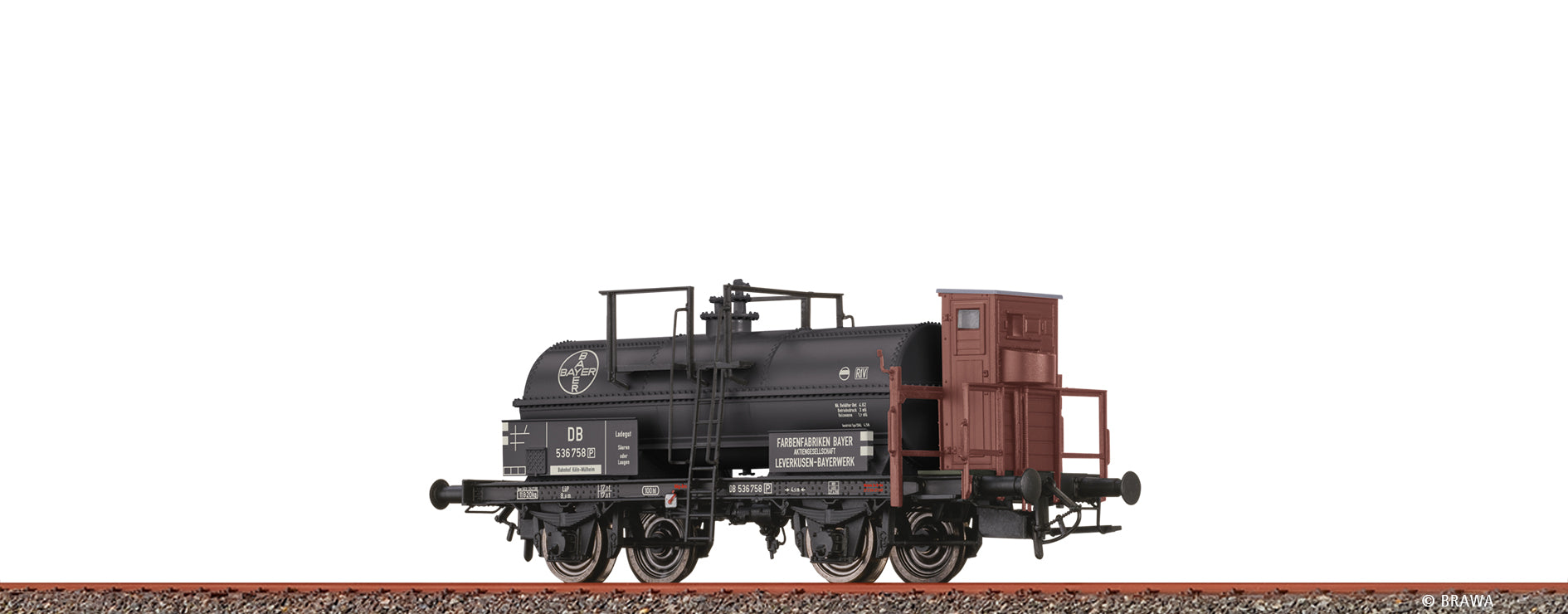 H0 Kesselwagen 2-achsig Z [P] "Bayer" DB $536 758 [P]