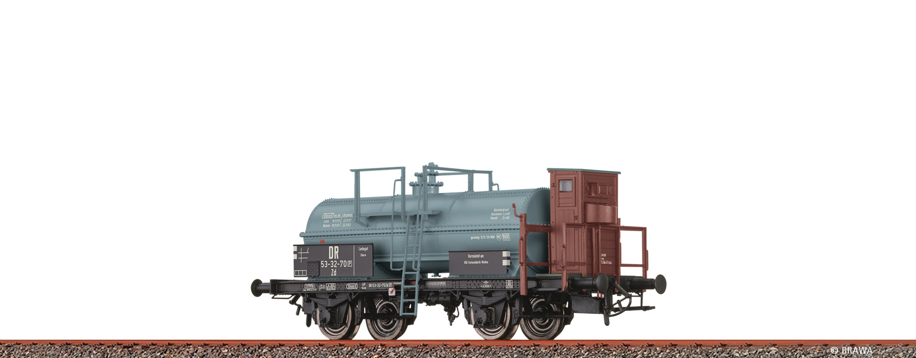 H0 Kesselwagen 2-achsig Zd DR $53-32-70 [P]