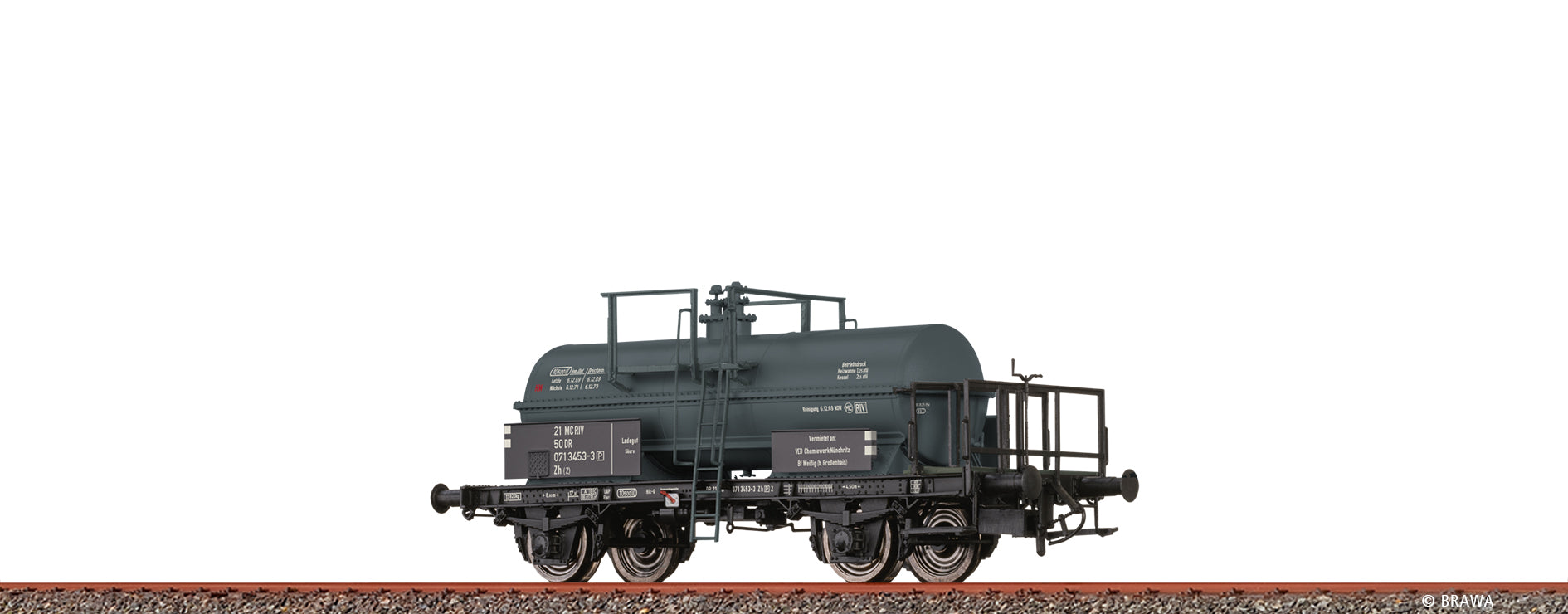 H0 Kesselwagen 2-achsig Zh DR $21 50 071 3453-3 [P]