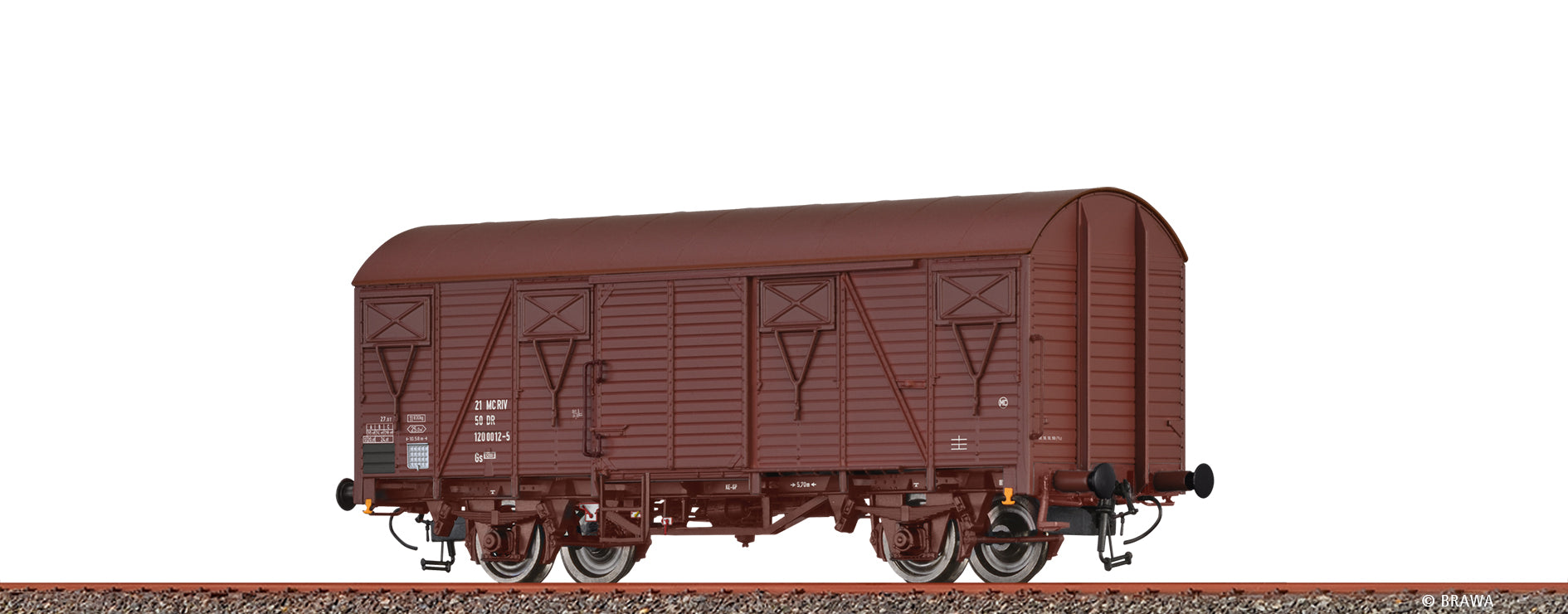 H0 Gedeckter Güterwagen Gs[1200] DR $21 50 120 0012-5