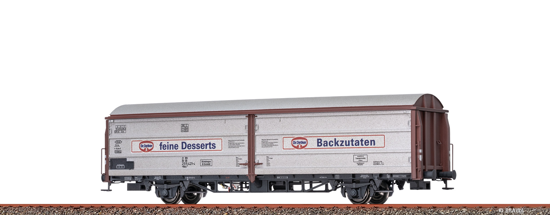 H0 Schiebewandwagen Hbis299 "Dr. Oetker" DB patiniert$21 80 211 5 421-4