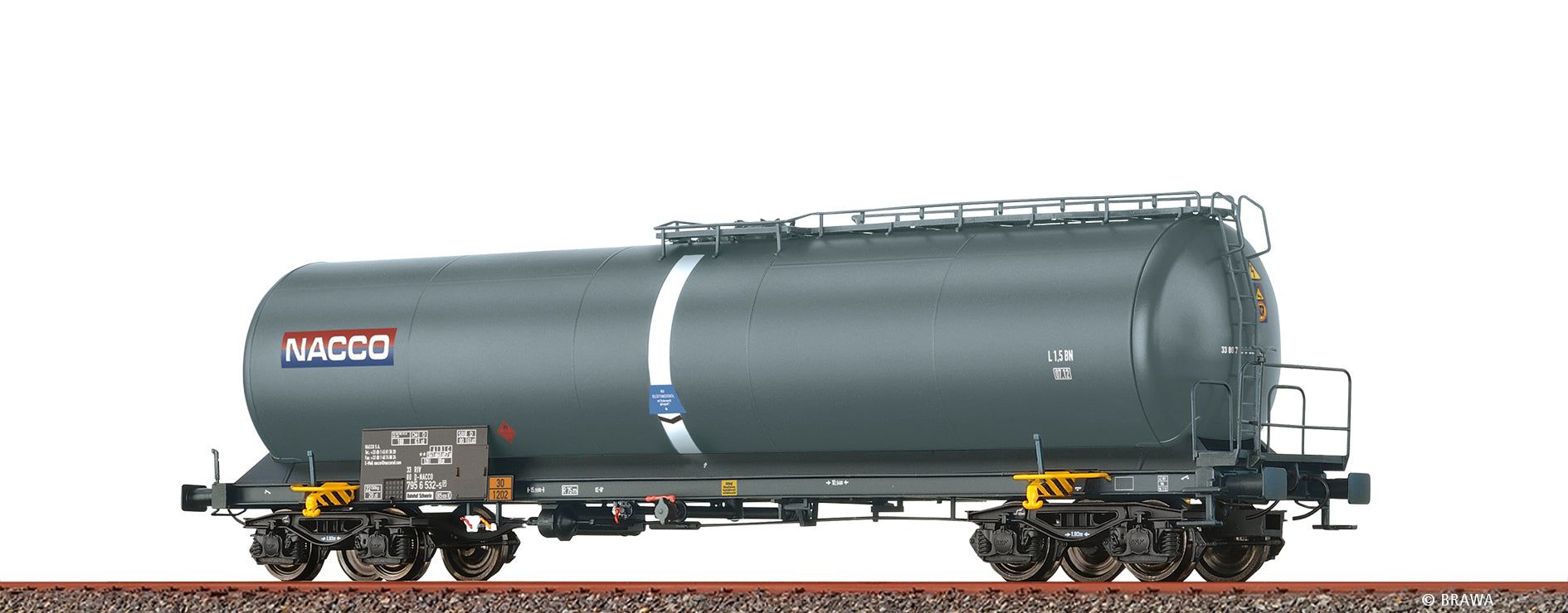 H0 Neubaukesselwagen 4-achsig Uia "NACCO" $33 80 795 6 532-5 [P]