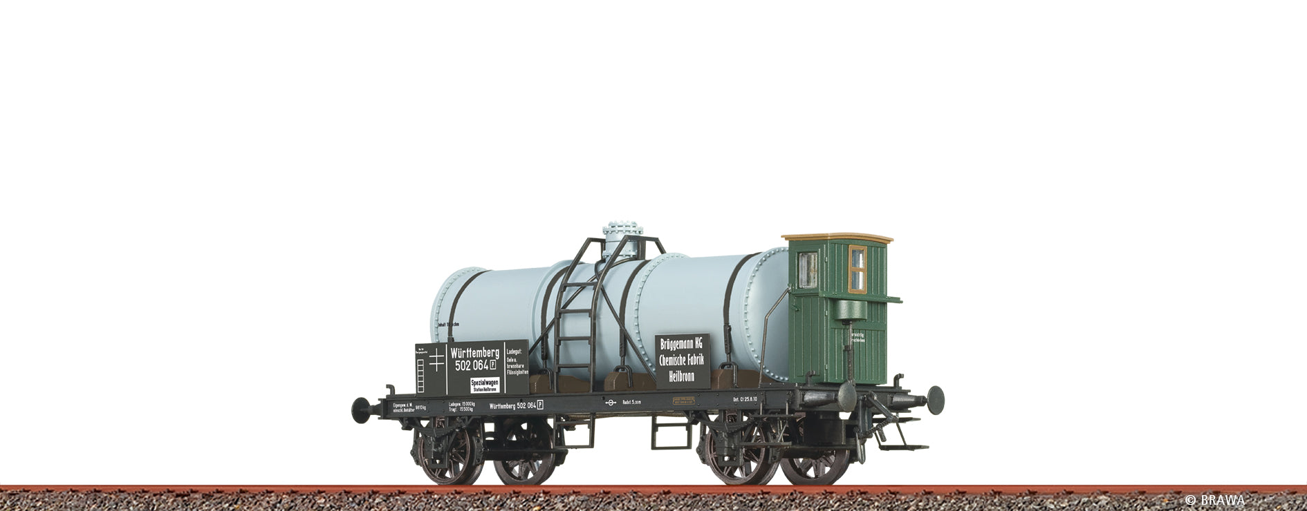 H0 Kesselwagen K2 K.W.St.E. $Württemberg 502 064 [P]