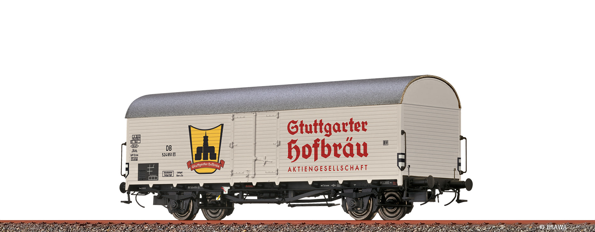 H0 Kühlwagen Tnfhs38 "Stuttgarter Hofbräu" DB $524 851 [P]