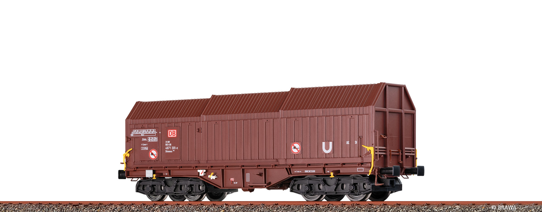 H0 Teleskophaubenwagen Shimmns-u708 DB AG $31 80 467 1 301-8