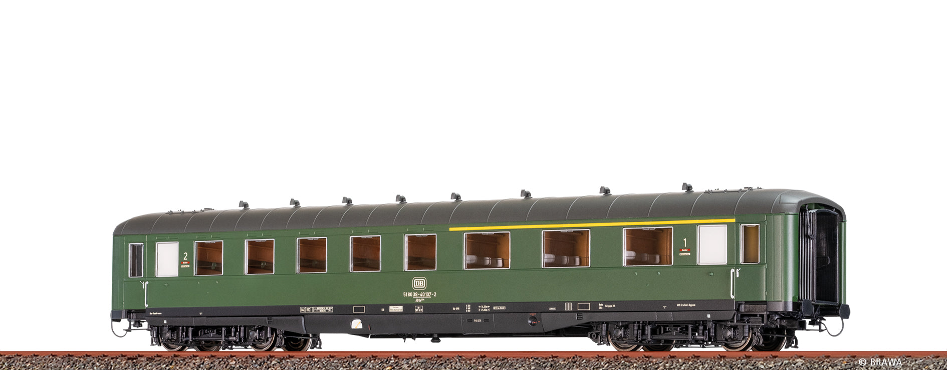 H0 Personenwagen Abüe334 DB $51 80 38-40 107-2