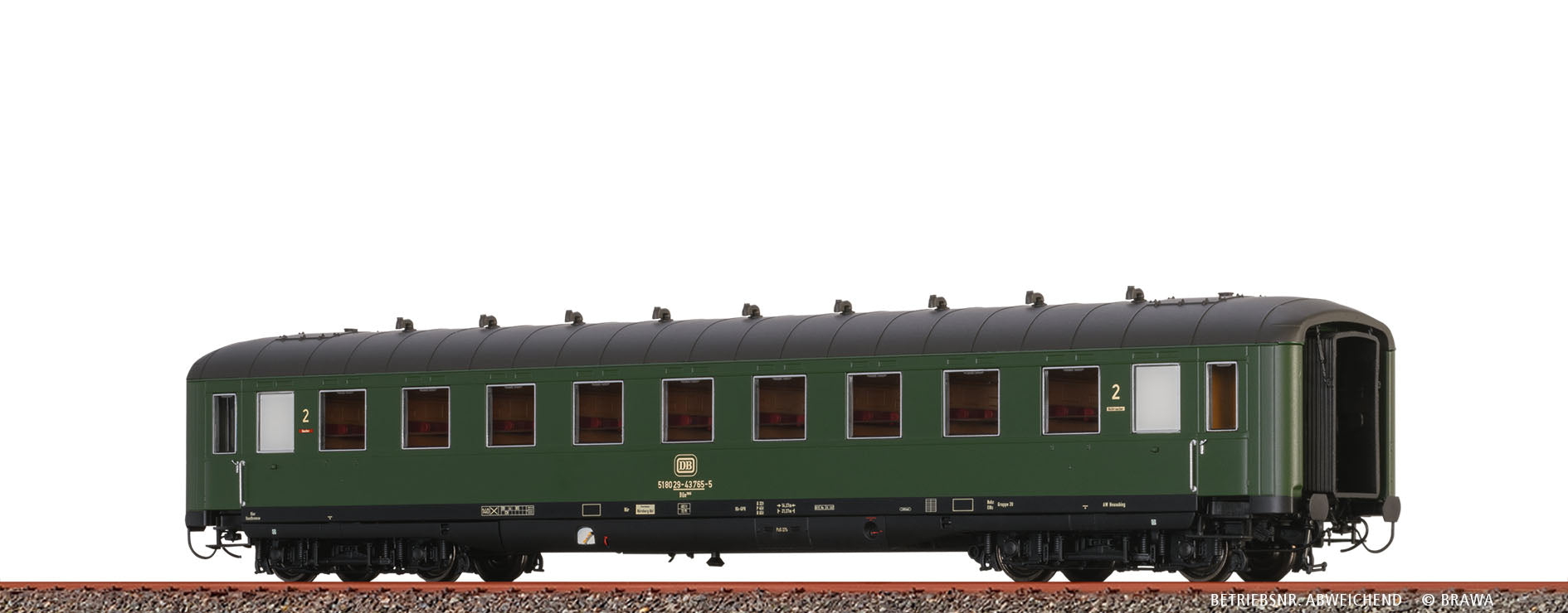 H0 Personenwagen Büe366 DB $51 80 29-43 721-8