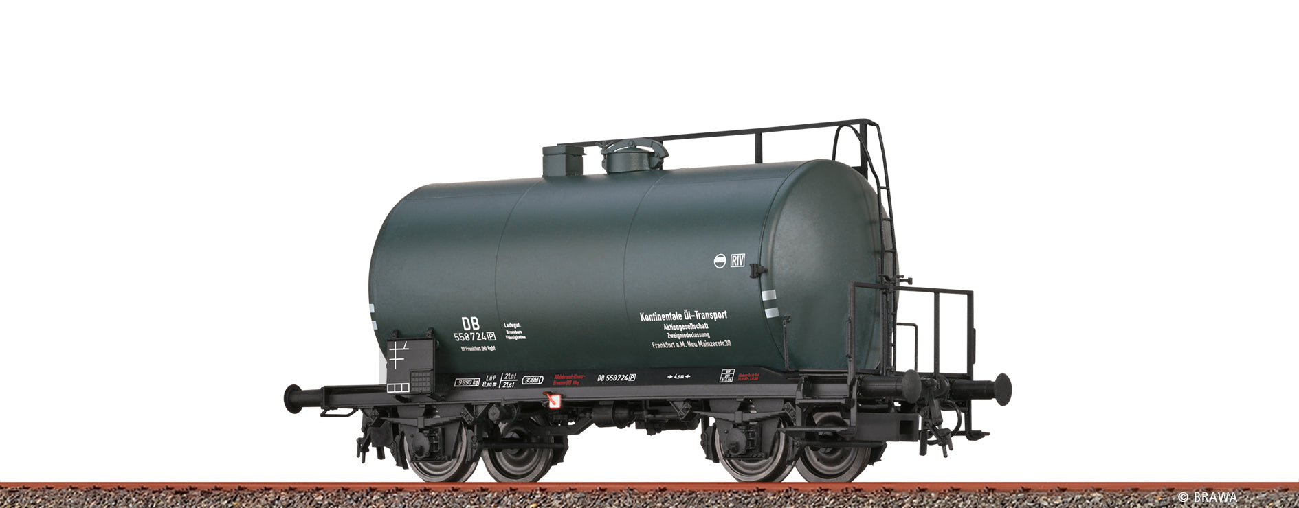 H0 Leichtbaukesselwagen Uerdingen Z [P] "Kontinentale Öl-Transport" DB $558 724 [P]