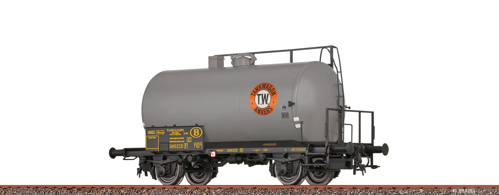 H0 Leichtbaukesselwagen Uerdingen Z [P] "Tankwagon Anvers" SNCB $506128 [P]