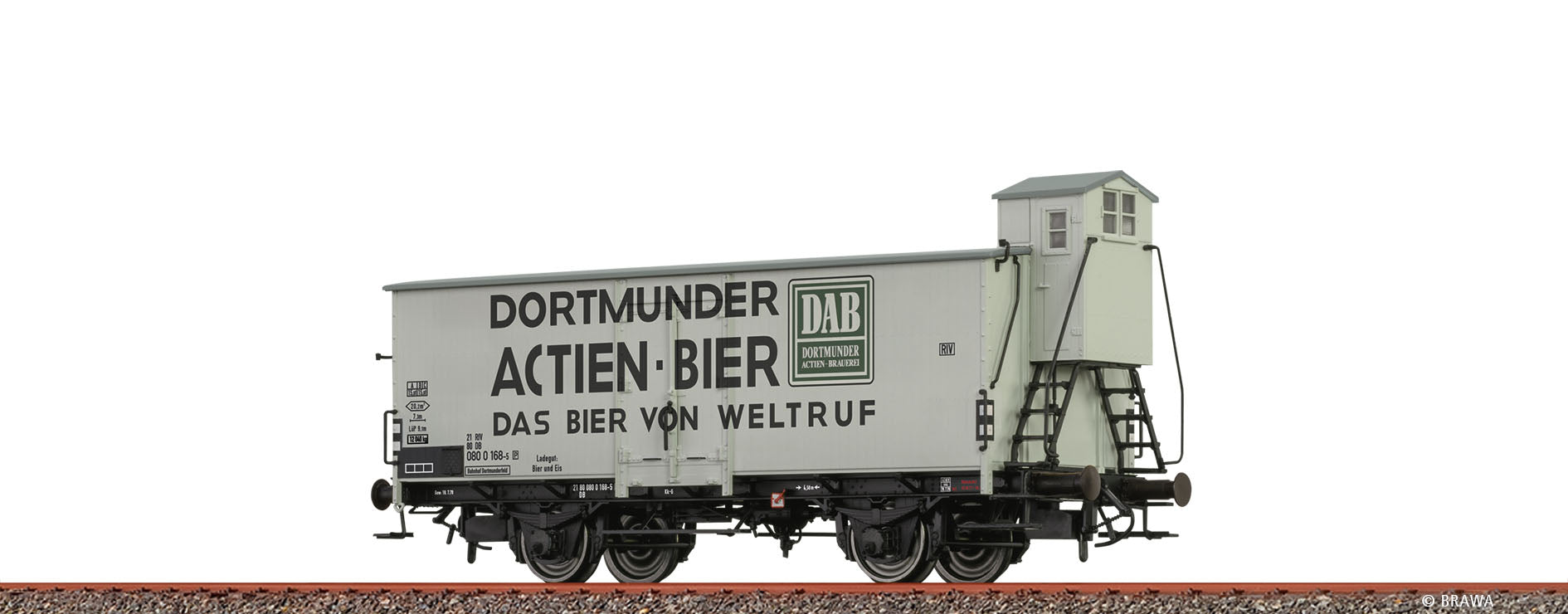 H0 Bierwagen "Dortmunder Actien-Brauerei" DB $21 80 080 0 168-5 [P]