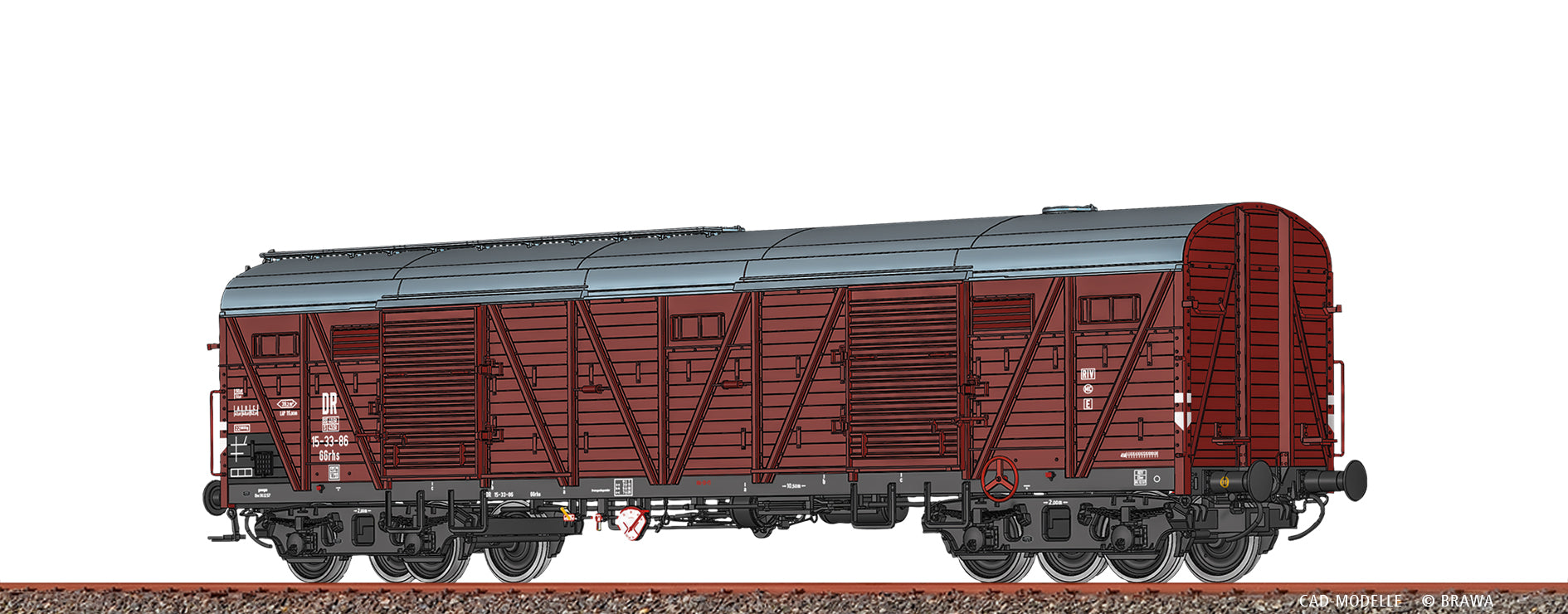 H0 Gedeckter Güterwagen GGrhs DR $15-33-86