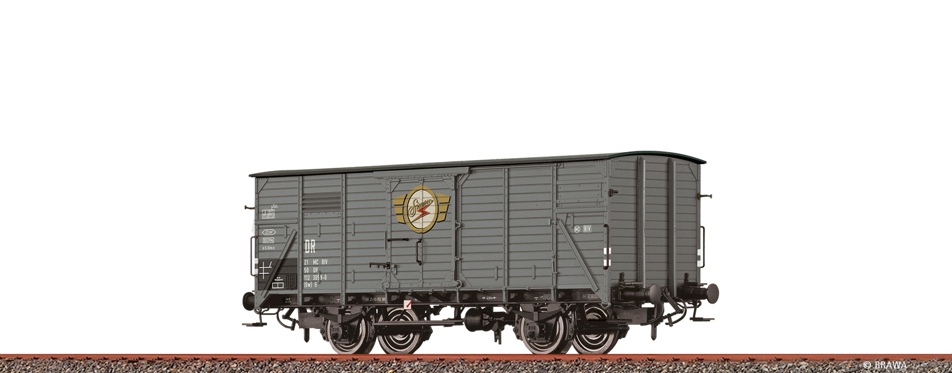 H0 Gedeckter Güterwagen (Gw) G "Simson" DR $21 50 112 3059-0