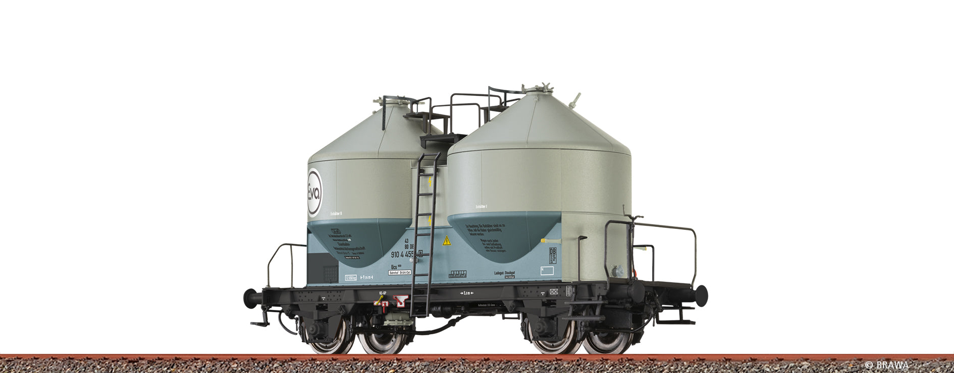 H0 Staubbehälterwagen Ucs909 "EVA" DB $43 80 910 4 455-4 [P]