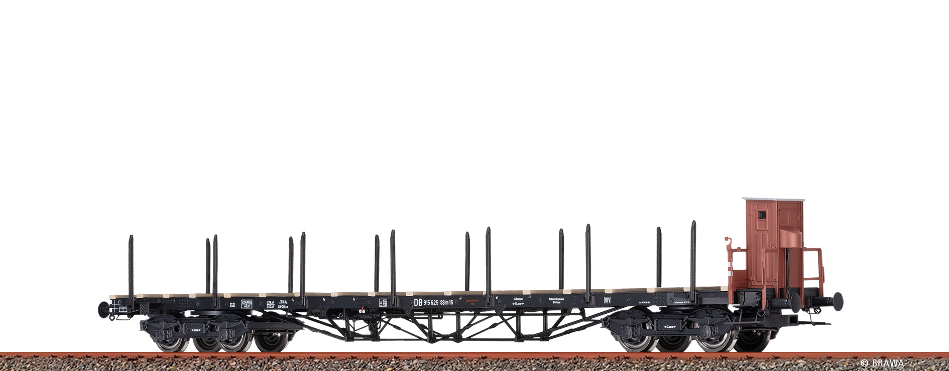 H0 Drehgestellflachwagen SSlm 16 DB $915 625