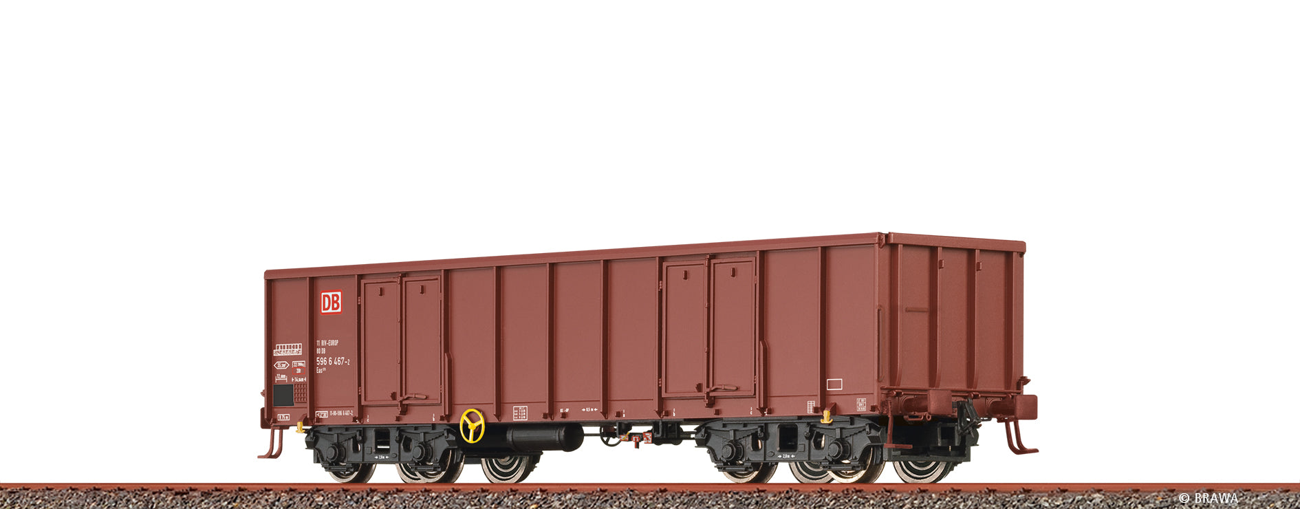 H0 Offener Güterwagen Eas070 DB AG $11 80 596 6 467-2