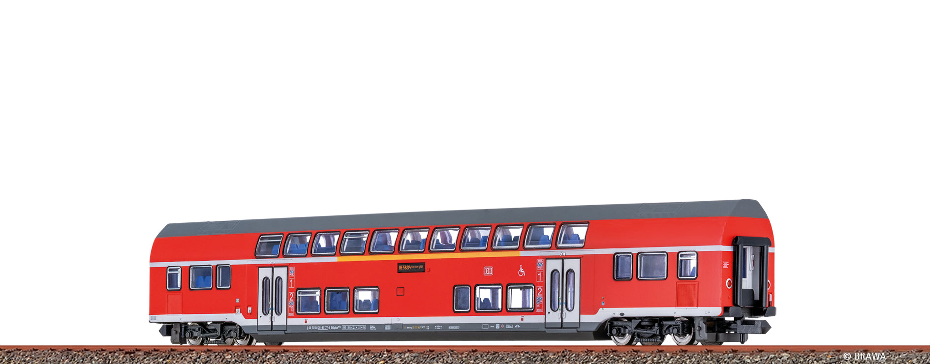 N TWINDEXX VARIO® Doppelstock-Mittelwagen DB AG (Nürnberg Hbf) $50 80 36-81 177-8