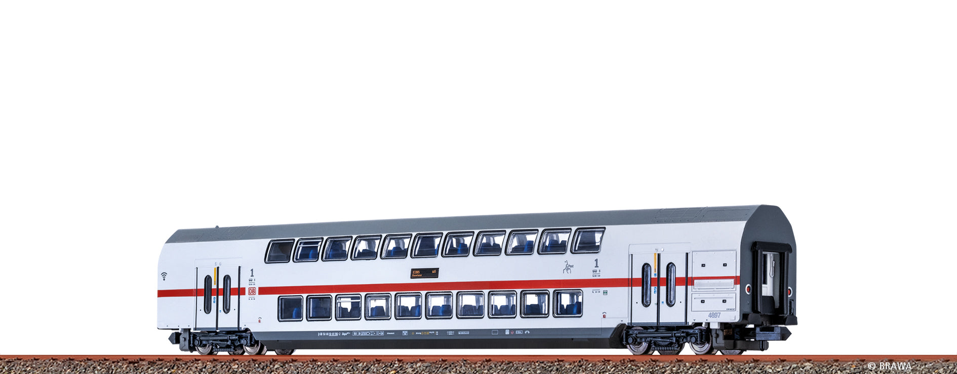 N TWINDEXX VARIO® IC2-Doppelstock-Mittelwagen DB AG, 1. Klasse (Konstanz) $50 80 16-81 196-2