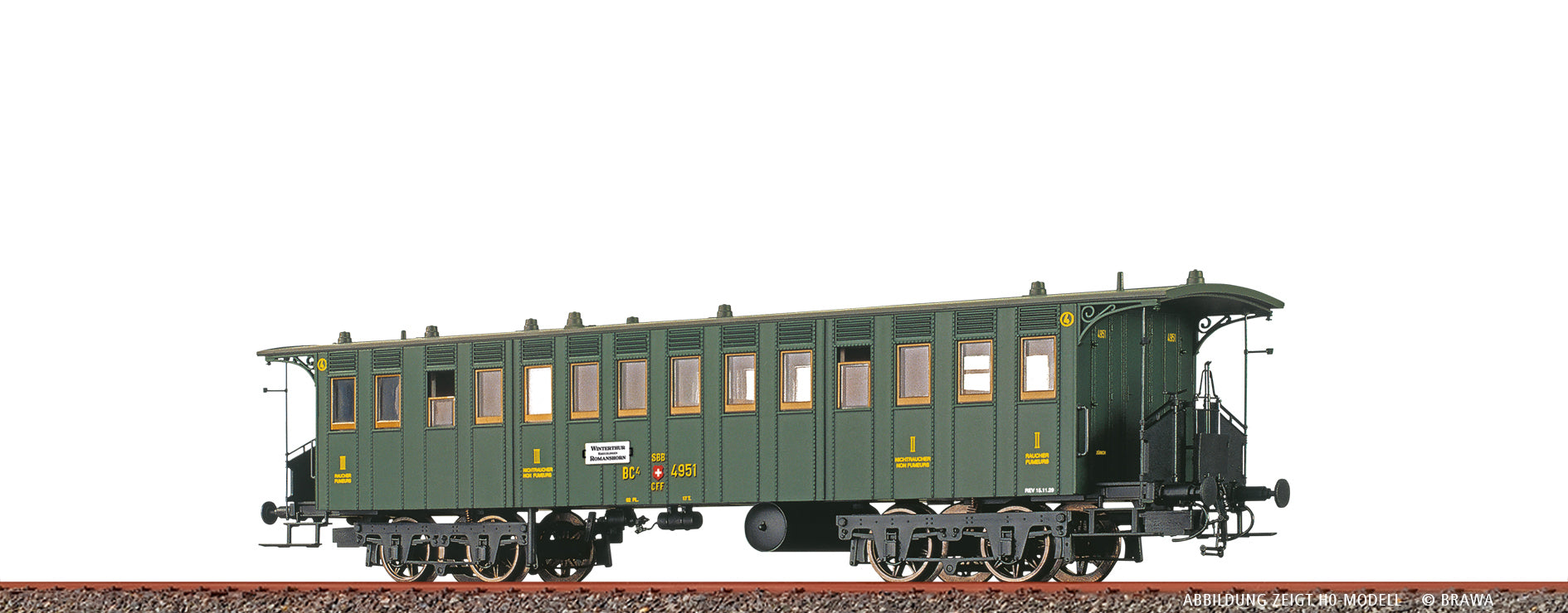 N Personenwagen BC4 SBB $4951