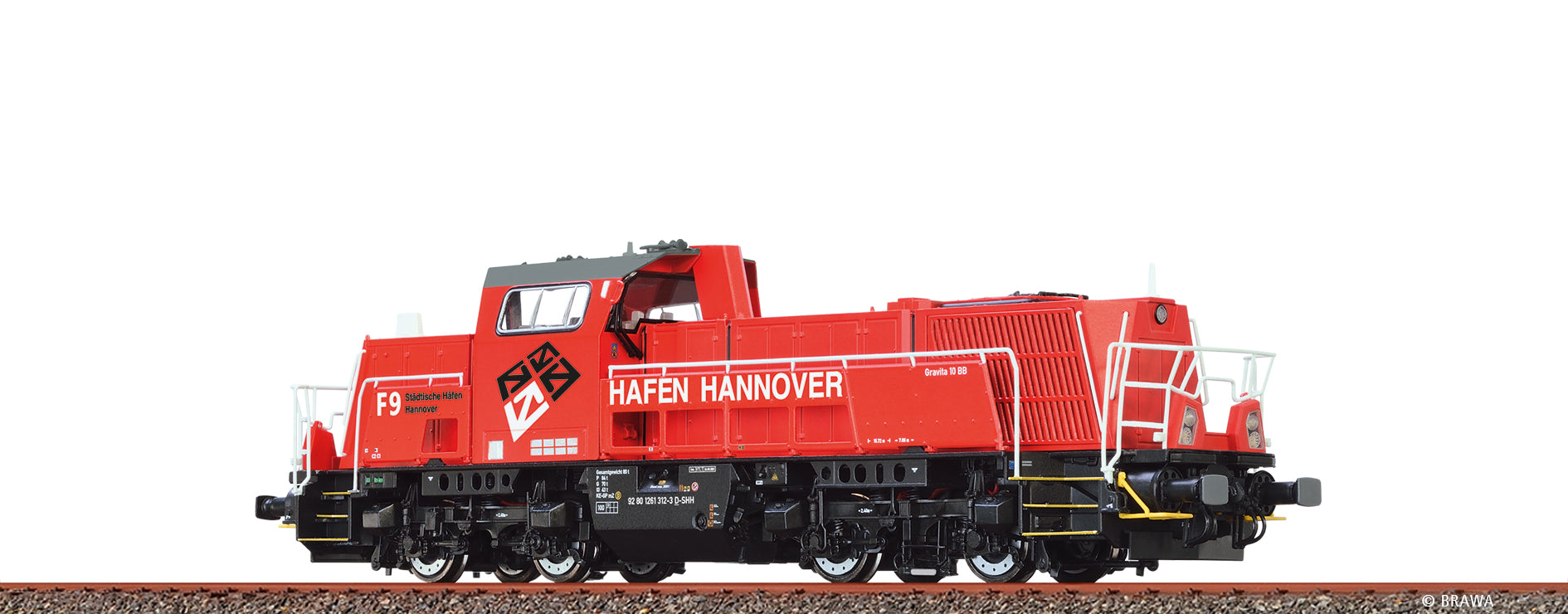 H0 Diesellok Gravita® BR 261 Städtische Häfen Hannover $92 80 1261 312-3