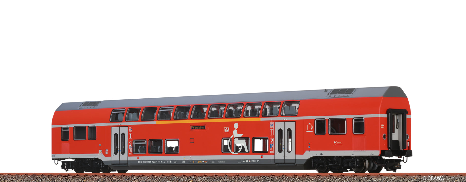 H0 TWINDEXX Vario® Doppelstock-Mittelwagen 1./2. Kl. DB AG (RE 5 Berlin Südkreuz) $50 80 36-81 150-5